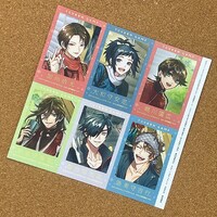 月刊プリンセス10月号に付属している「刀剣乱舞 あうとどあ異聞 刀剣野営」の「写真風カード6枚セット」。