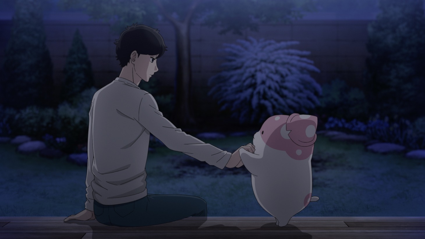 TVアニメ「きのこいぬ」本PV第2弾の場面カット。 (c)蒼星きまま・徳間書店/星鳩町きのこ研究所