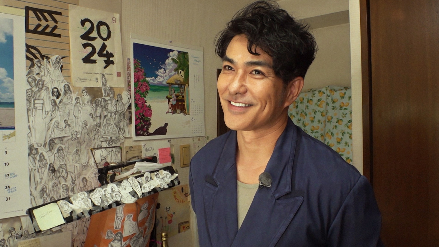 「新美の巨人たち【わたせせいぞう『ハートカクテル』×北村一輝】」より。 (c)テレビ東京