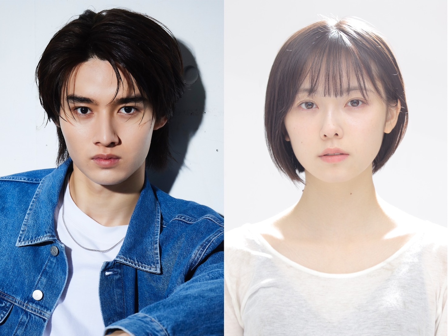 左から藤岡真威人、加藤小夏。