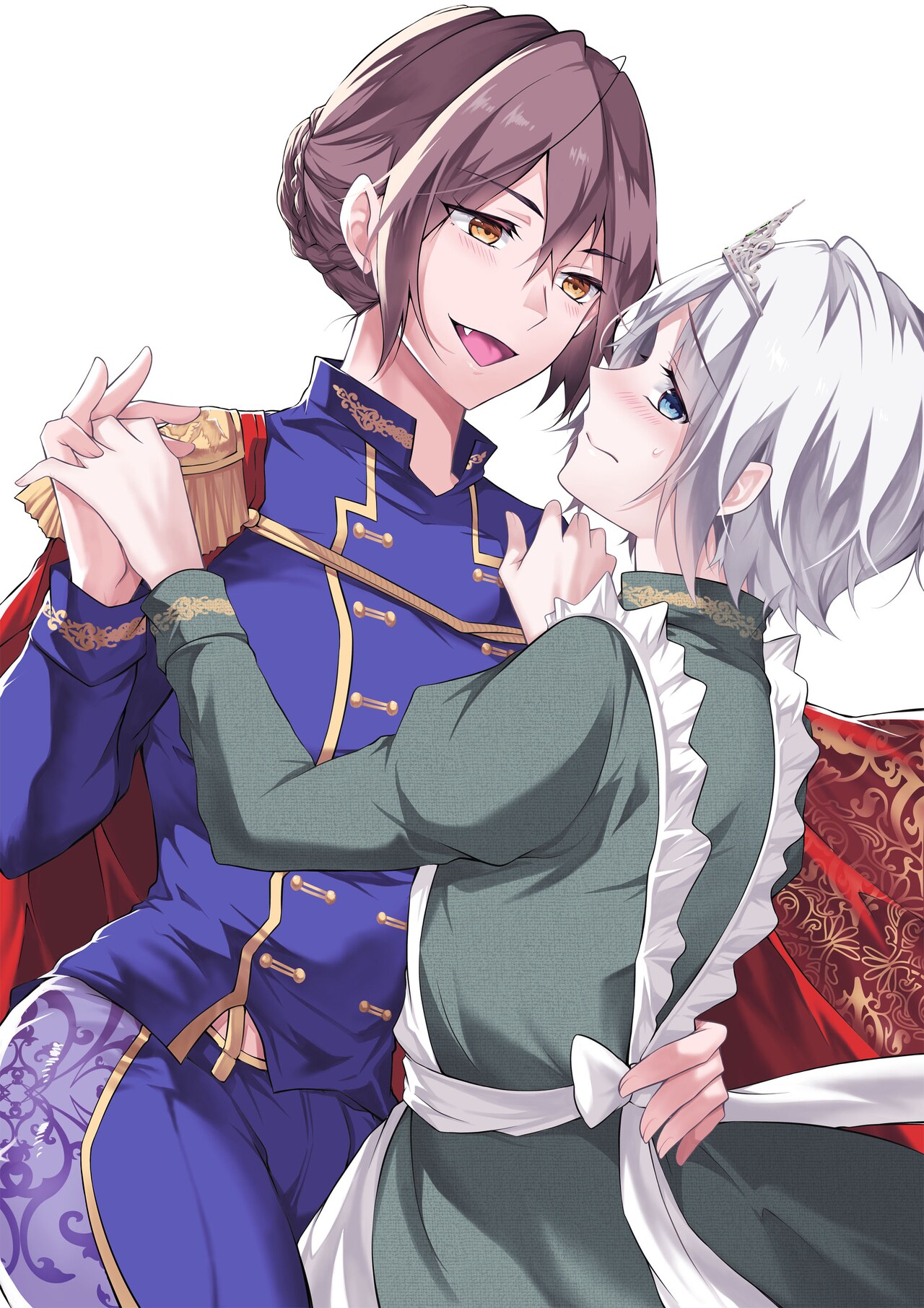 かわいい男の子がイケメン王女たちに飼われちゃう「王子な姫とヒメな僕」新連載