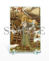 「空賊ハックと蒸気の姫」卓上アクリルボードのイメージ画像。