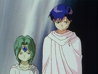 TVアニメ「BLUE SEED」場面カット。