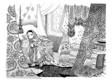 森薫「乙嫁語り」第10話「布支度」より。(c)Kaoru Mori (c)KADOKAWA CORPORATION