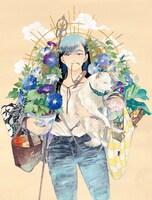 入江亜季の描き下ろしイラスト。 (c)Aki Irie