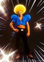 加藤将扮するボーボボ。