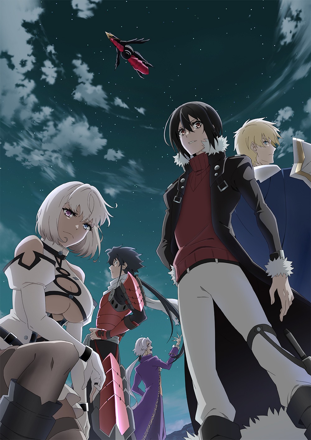 TVアニメ「最凶の支援職【話術士】である俺は世界最強クランを従える」キービジュアル（文字なし）