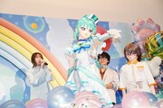 「わんだふるぷりきゅあ!ざ・むーびー! ドキドキ♡ゲームの世界で大冒険!」公開記念舞台挨拶の様子