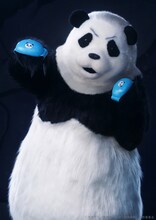 「舞台『呪術廻戦 0』WITH LIVE BAND」より、寺山武志扮するパンダ。