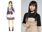 左から図書委員、寺田晴名。