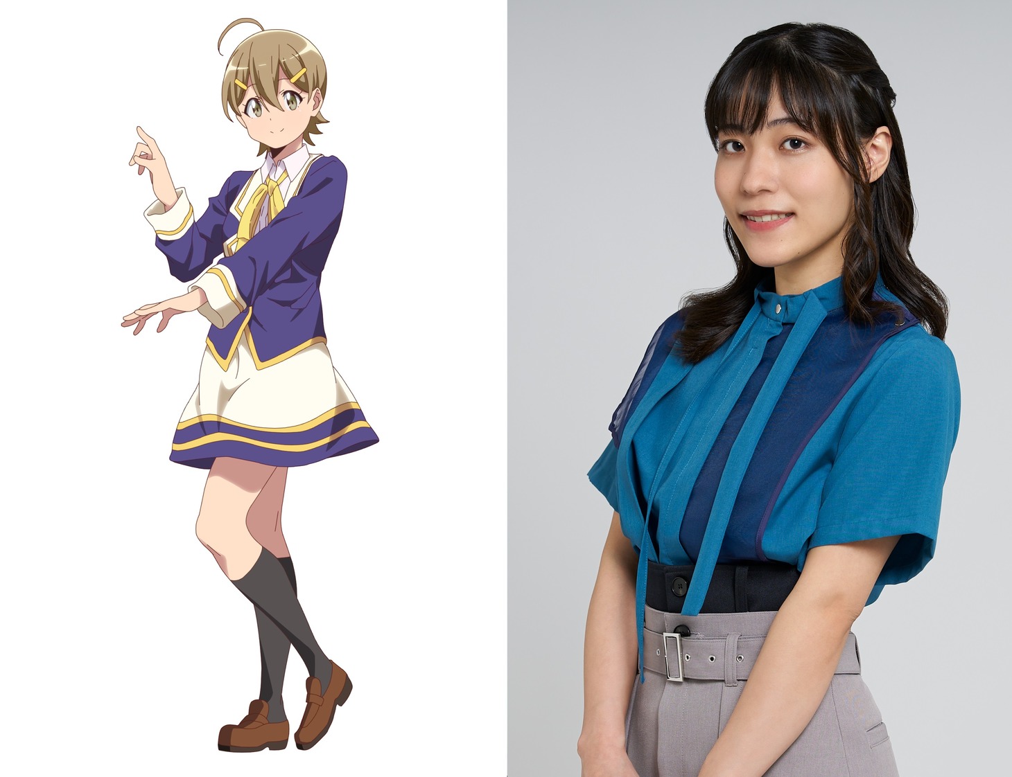 左から料理部っ娘、仲田ありさ。