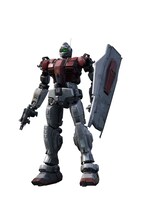ジム。連邦軍が開発した量産型モビルスーツ。ガンダム開発で蓄積された経験を元に、性能を落としながらも量産可能な機体として生み出された。大量に生産され、連邦軍の勝利に貢献した。
