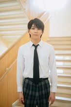 塩崎太智扮する天野千歳。 (c)福田晋一／SQUARE ENIX・ドラマ「その着せ替え人形は恋をする」製作委員会・MBS