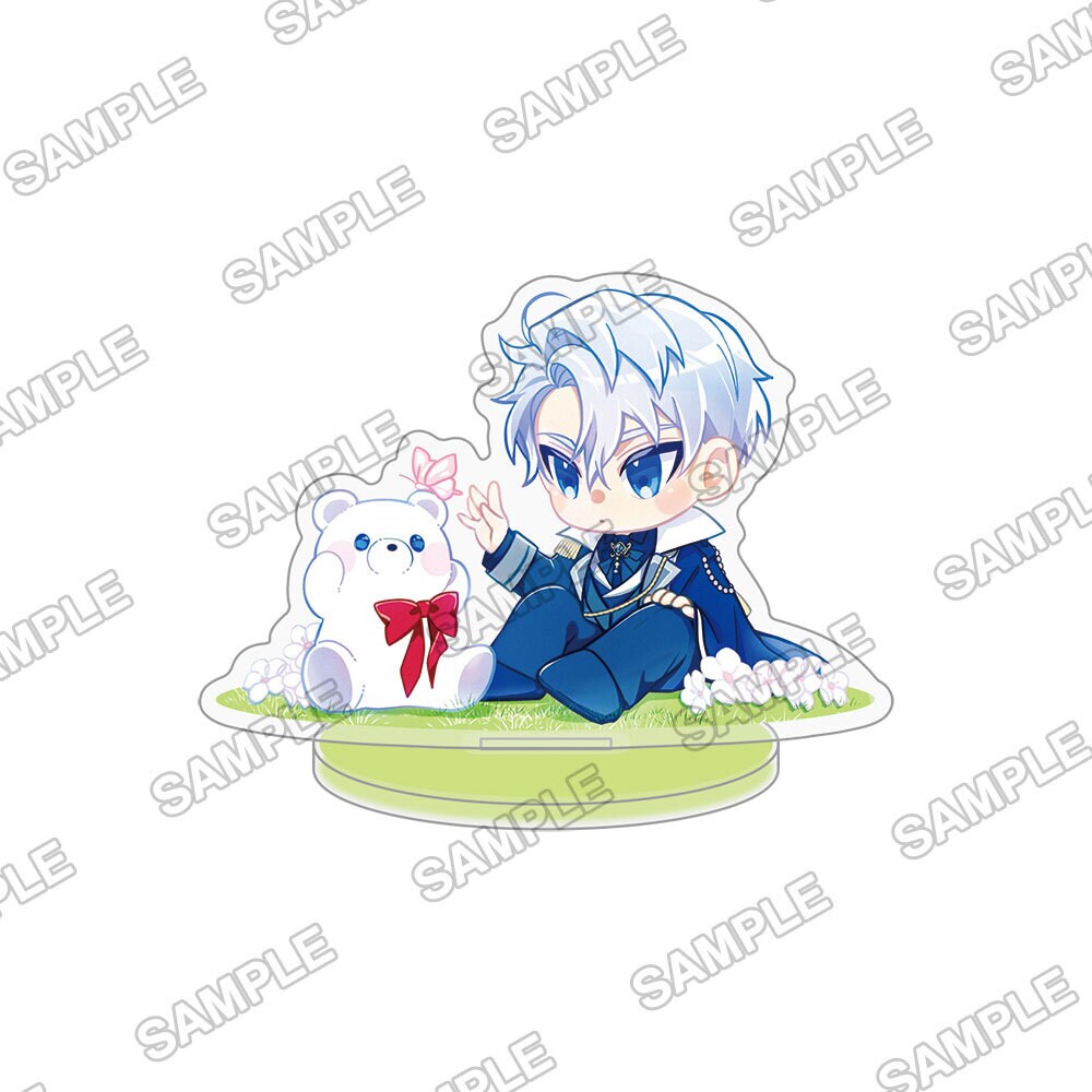 「冷酷皇帝は人質王女を溺愛中」ヴァルト＆フェルリナのアクスタが2巻有償特典に