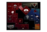 「東京喰種EX.」の会場マップ。