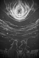 ミッドランドスクエアシネマ2の展示作品「正義」。