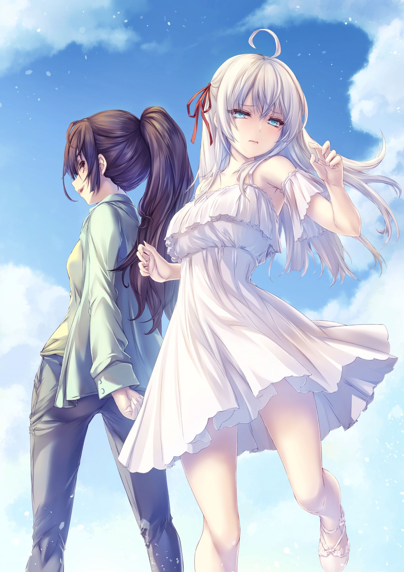 てんまその応援イラスト。