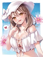 桜ひよりの応援イラスト。