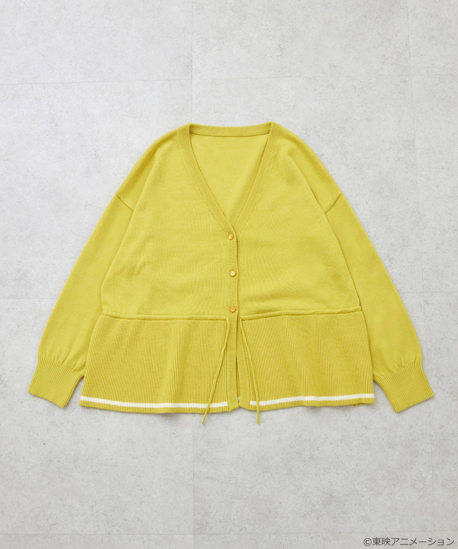 「おジャ魔女どれみ 2WAYカーディガン」イエロー