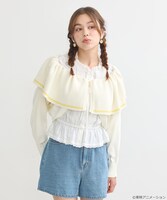 「おジャ魔女どれみ 2WAYカーディガン（ハナちゃんモデル）」の着用例。