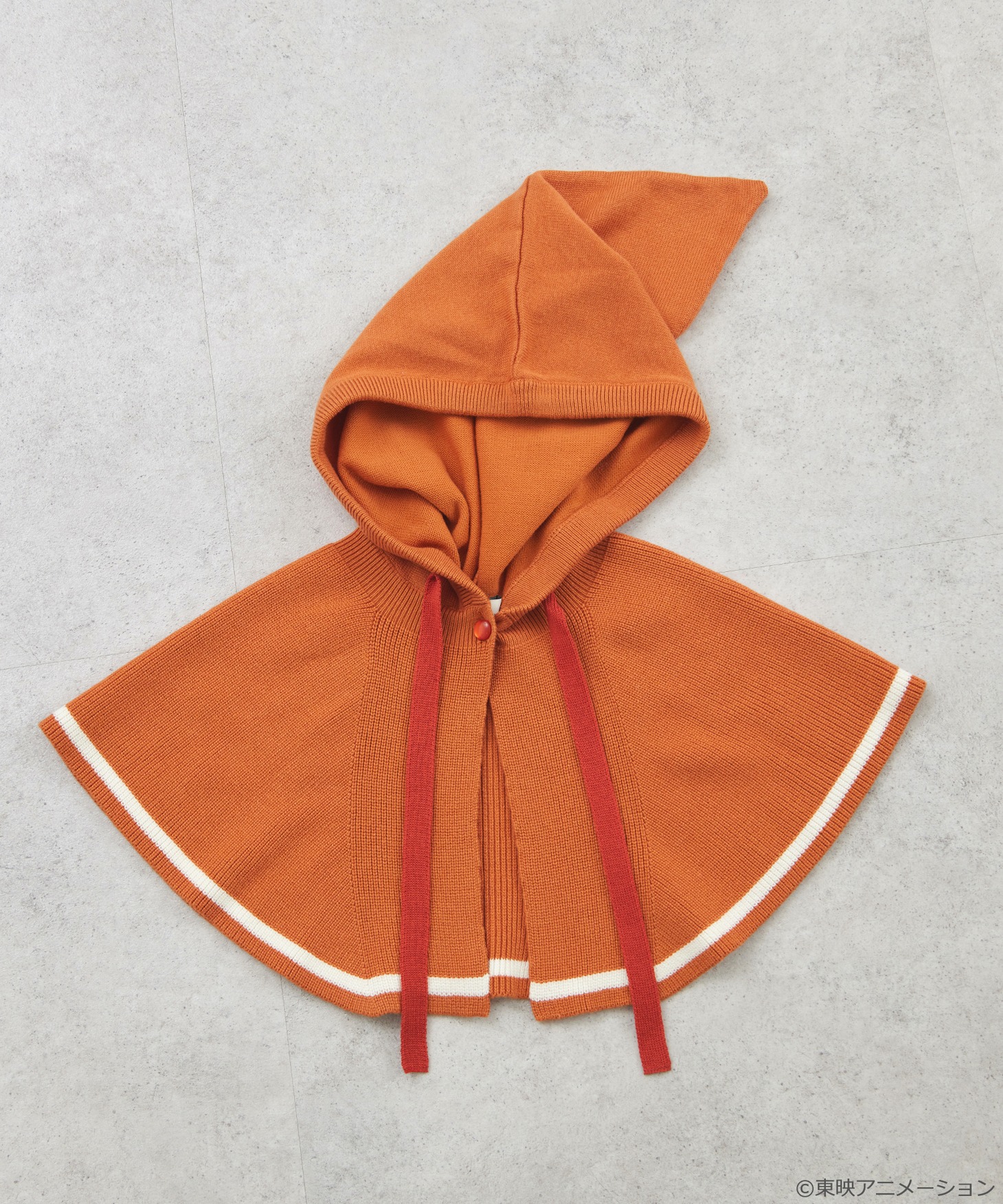 「おジャ魔女どれみ フードウォーマー」オレンジ