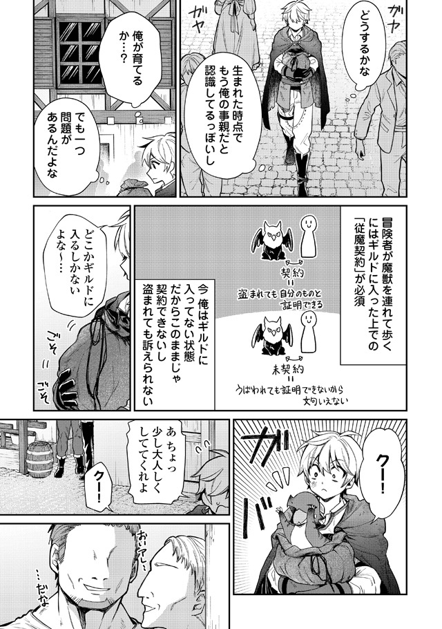 「手切れ金代わりに渡されたトカゲの卵、実はドラゴンだった件」1巻より。