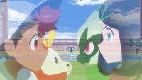 TVアニメ「ポケットモンスター」第67話「輝けテラスタル！リコVSロイ!!」より。 (c)Nintendo・Creatures・GAME FREAK・TV Tokyo・ShoPro・JR Kikaku (c)Pokémon