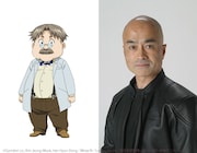 左からノウ博士、岩崎ひろし。