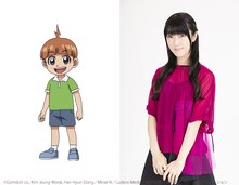 左からキュリ、釘宮理恵。