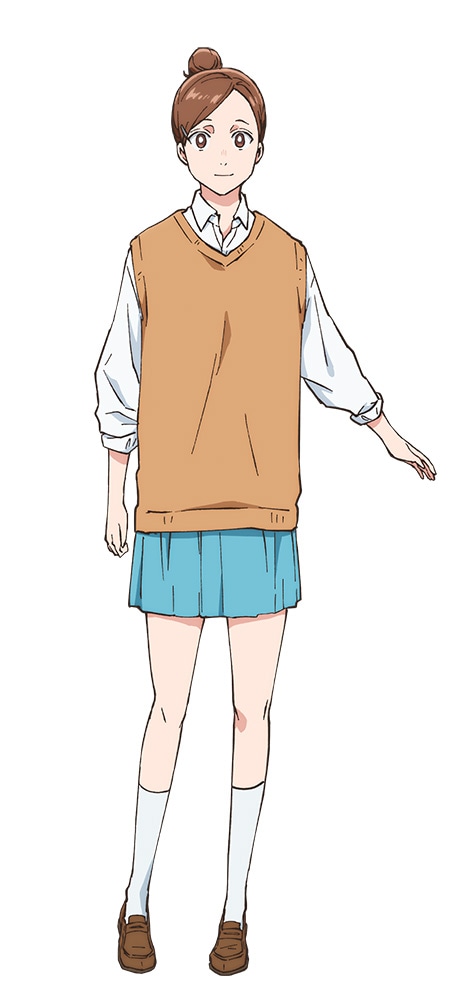 島崎にいな（CV：結川あさき）。 (c)三浦糀／集英社・「アオのハコ」製作委員会