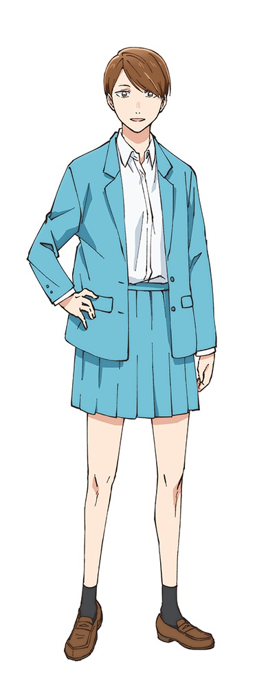 船見渚（CV永瀬アンナ）。 (c)三浦糀／集英社・「アオのハコ」製作委員会