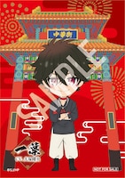 TVアニメ「ハイガクラ」と横浜中華街のコラボキャンペーンで配布されるスマホステッカー。 (c)高山しのぶ・一迅社/ハイガクラ製作委員会