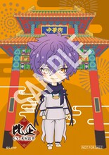 TVアニメ「ハイガクラ」と横浜中華街のコラボキャンペーンで配布されるスマホステッカー。 (c)高山しのぶ・一迅社/ハイガクラ製作委員会