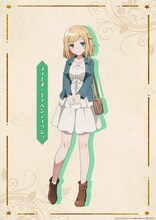 フィーネ・キャベンディッシュ（CV：大久保瑠美）。ラピスの街に住む高校生。メグとは10年以上の付き合いになる親友で、メグのくだらない冗談にも優しくツッコミを入れてくれる。しっかり者で、心優しい少女。(c)坂/KADOKAWA/ある魔女が死ぬまで製作委員会