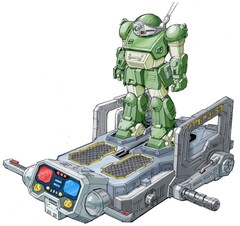 装甲騎兵ボトムズ スコープドッグをつくる」本日創刊、台座は大河原 