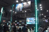 「ソードアート・オンライン フラクチュアード デイドリーム」試遊の様子。 (c)2020 川原 礫/KADOKAWA/SAO-P Project (c)2023 時雨沢恵一/KADOKAWA/GGO2 Project (c)Bandai Namco Entertainment Inc.