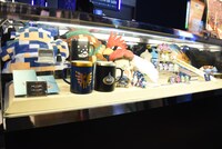 「ドラゴンクエスト」のグッズ展示。