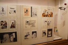「画業40周年記念 上條淳士展 LIVE」の様子。