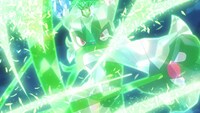 アニメ「ポケットモンスター」第4章「レックウザ ライジング」編最新PVより。 (c)Nintendo・Creatures・GAME FREAK・TV Tokyo・ShoPro・JR Kikaku (c)Pokémon