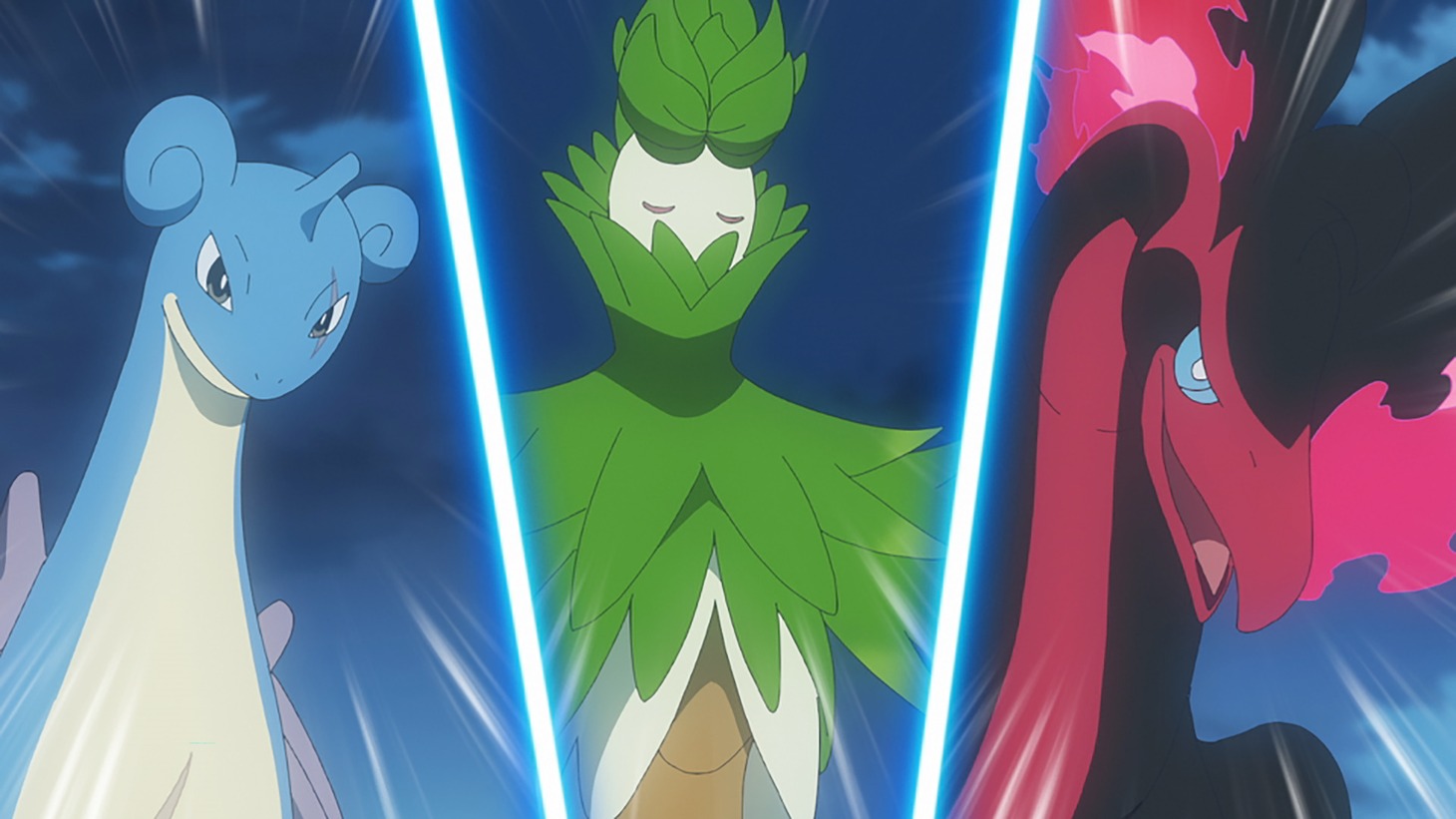 アニメ「ポケットモンスター」第4章「レックウザ ライジング」編最新PVより。 (c)Nintendo・Creatures・GAME FREAK・TV Tokyo・ShoPro・JR Kikaku (c)Pokémon