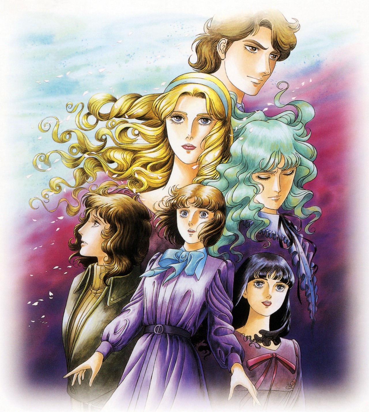 「おにいさまへ…」DVDパッケージのイラスト。
(c) NHK・NEP・池田理代子プロ・手塚プロ