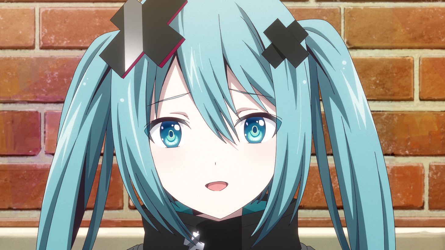 「劇場版プロジェクトセカイ 壊れたセカイと歌えないミク」予告編の場面カット。