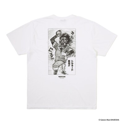 「地獄甲子園」と＋BのコラボTシャツ。