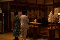 「『アオのハコ』大ヒット祈願」の様子。