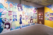 「TVアニメ『うる星やつら』展」の様子。