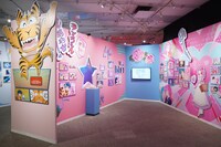 「TVアニメ『うる星やつら』展」の様子。