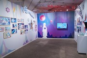 「TVアニメ『うる星やつら』展」の様子。