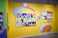 「TVアニメ『うる星やつら』展」の様子。