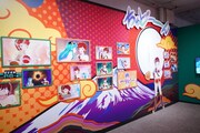 「TVアニメ『うる星やつら』展」の様子。