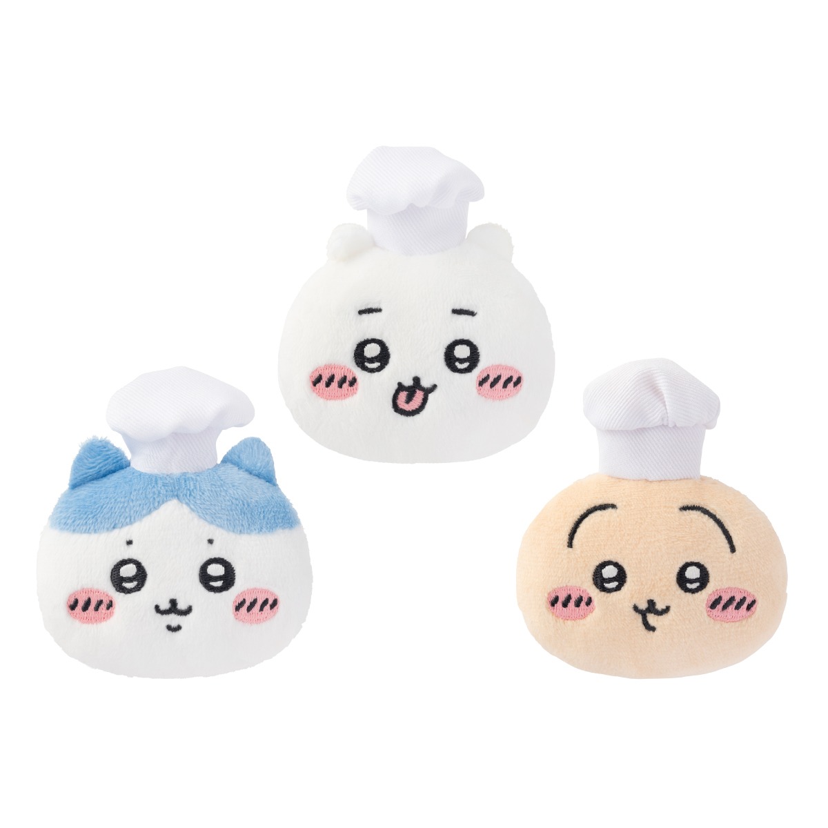 新商品「コックさんなぬいぐるみおかおバッジ3個セット」